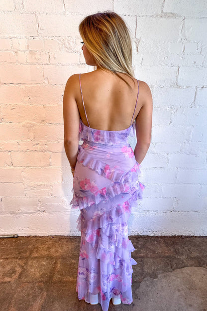 Veronica Ruffle Maxi Dress
