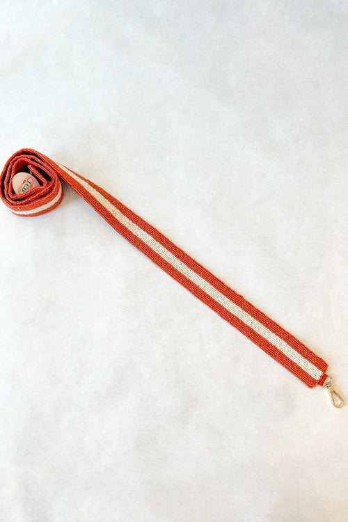 White & Orange Gameday Strap