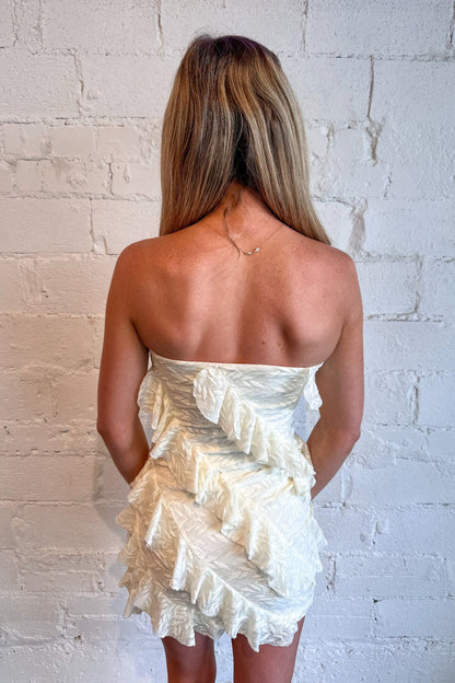 Twirl Me Ruffle Mini Dress
