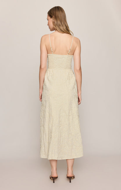 Angel Eyes Embroidered Maxi Dress