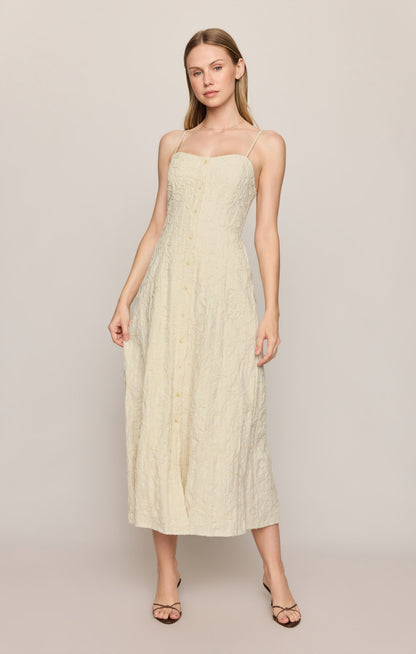 Angel Eyes Embroidered Maxi Dress