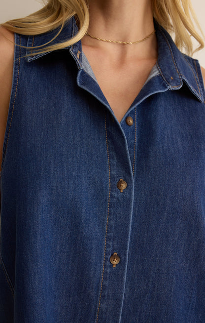 New Light Denim Mini Dress