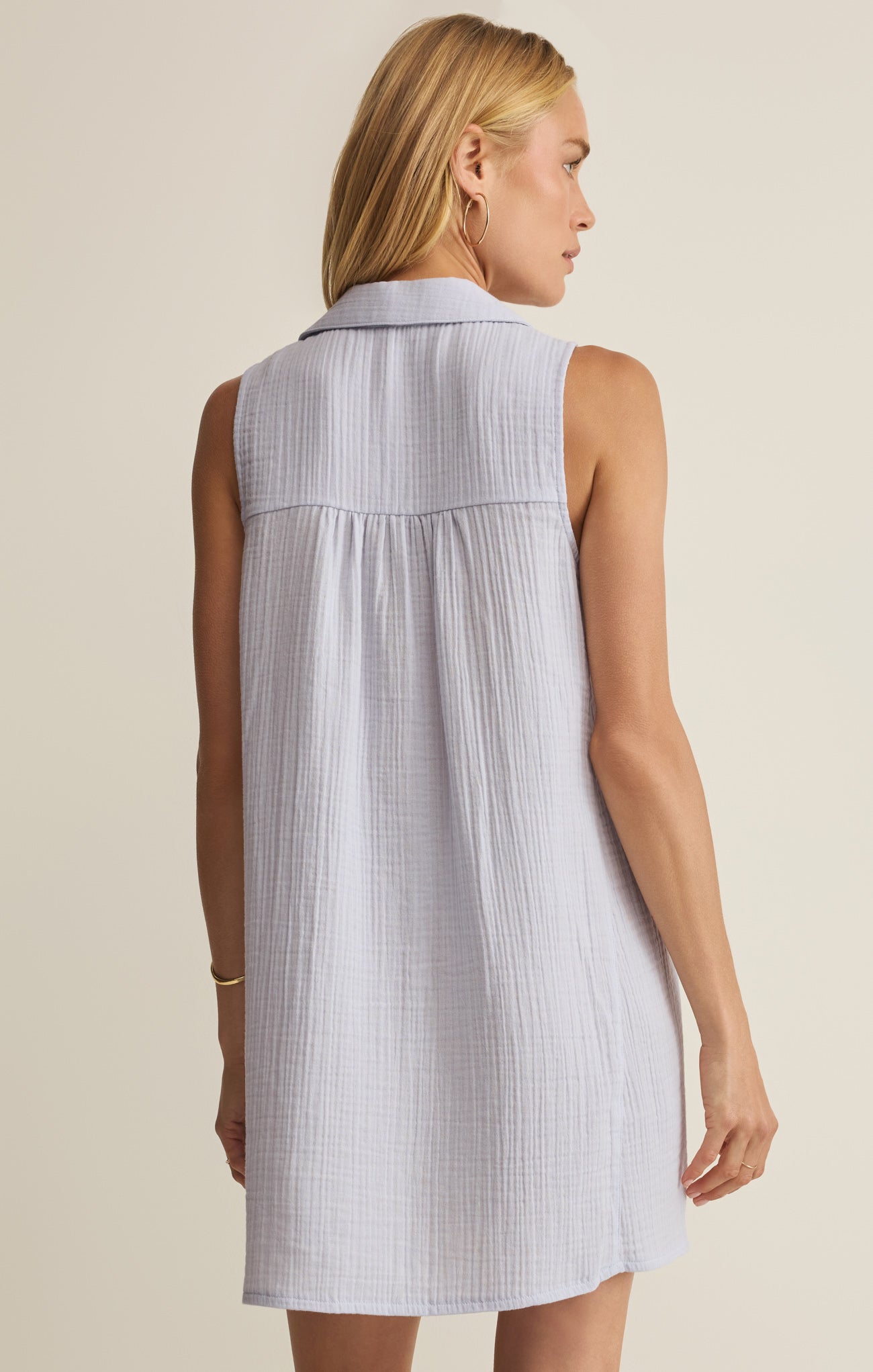 New Light Crinkle Mini Dress