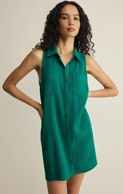 New Light Crinkle Mini Dress