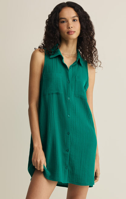 New Light Crinkle Mini Dress