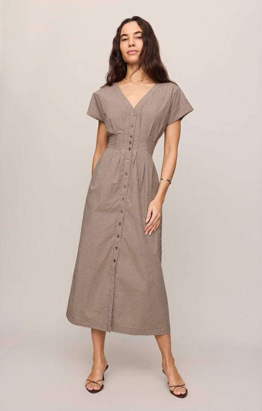 Sanna Gingham Maxi Dress