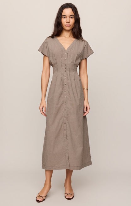 Sanna Gingham Maxi Dress