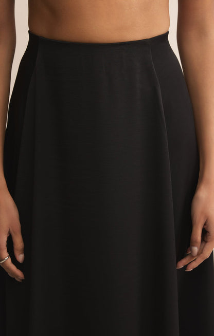 Northpointe Satin Midi Skirt