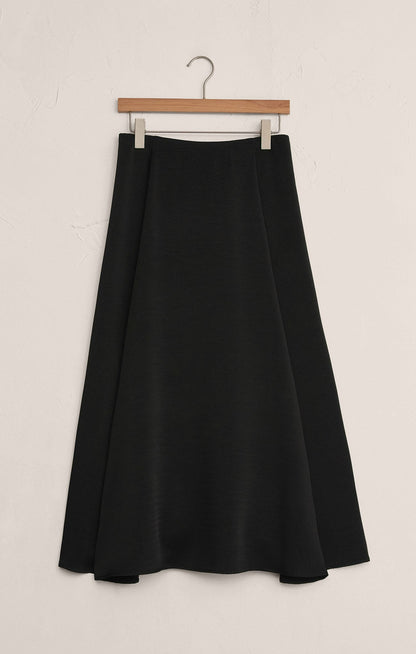 Northpointe Satin Midi Skirt