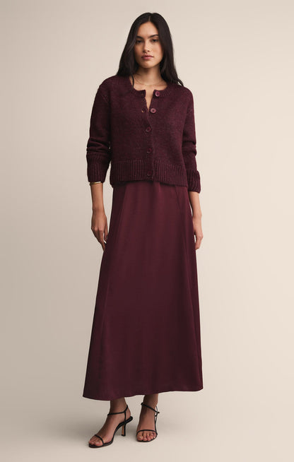 Northpointe Satin Midi Skirt