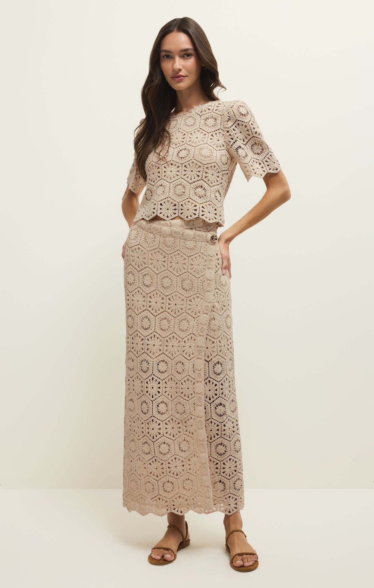 Raquel Lace Maxi Skirt