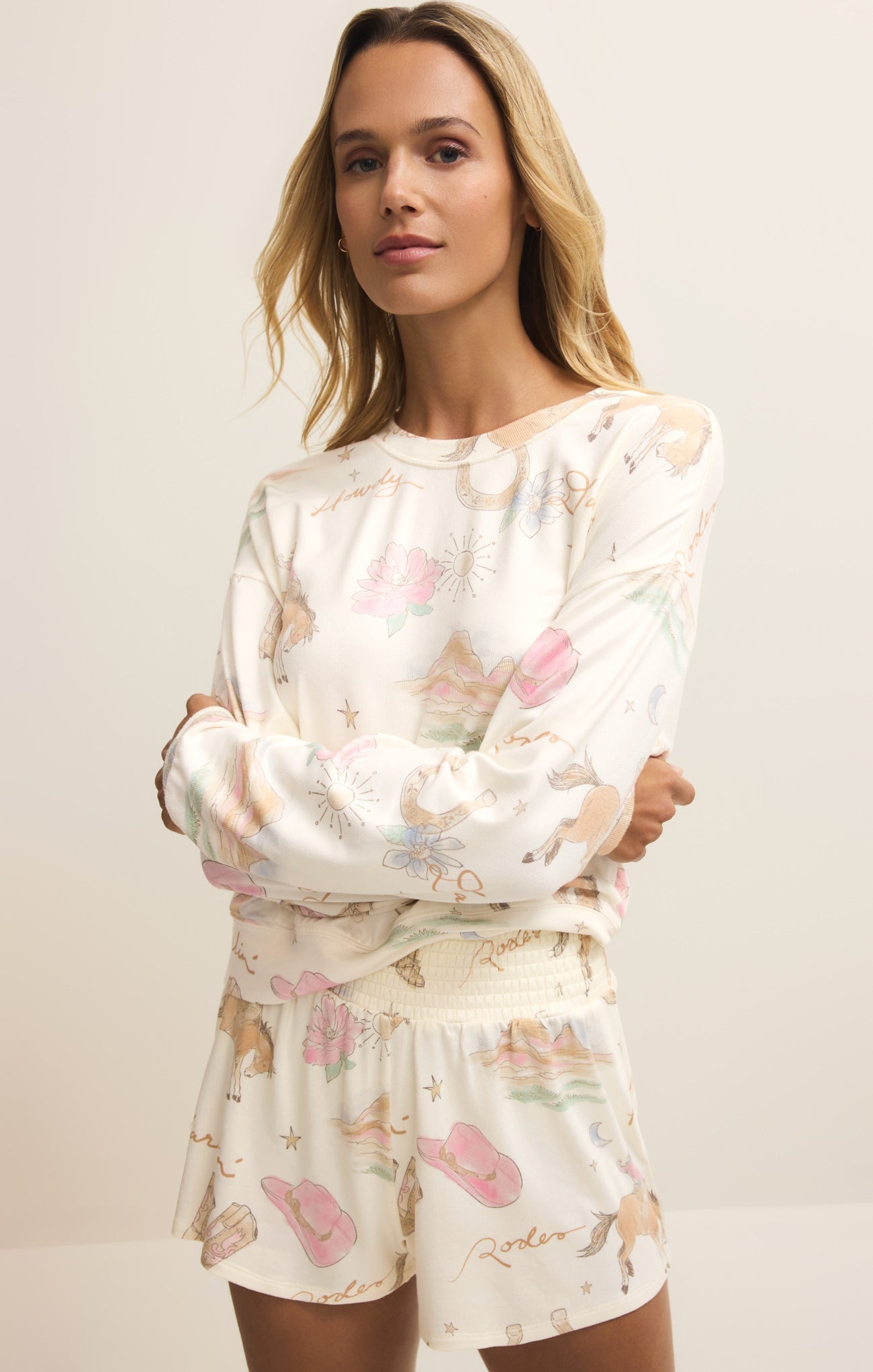 Dawn Desert Rose Short