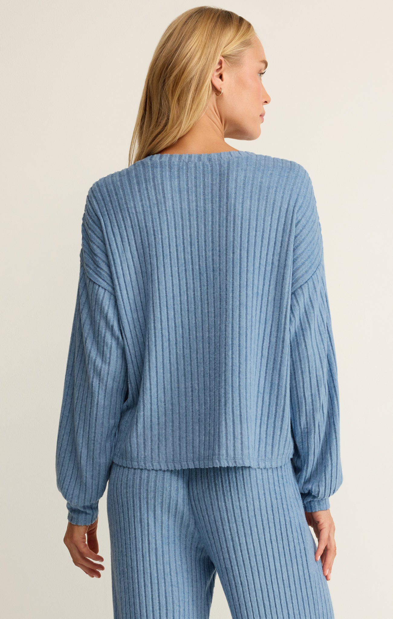 Daydream Silky Rib Long Sleeve Top