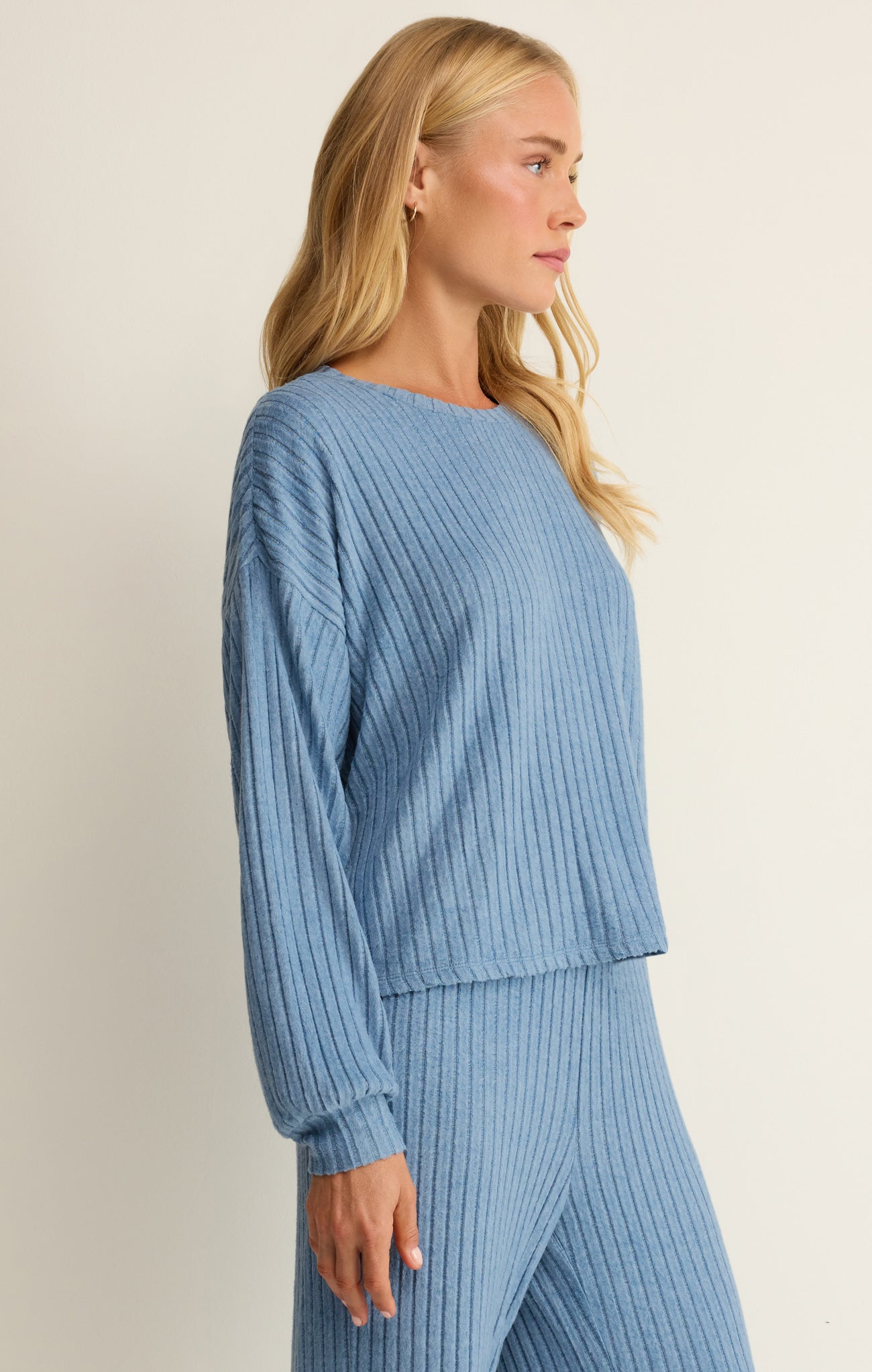 Daydream Silky Rib Long Sleeve Top