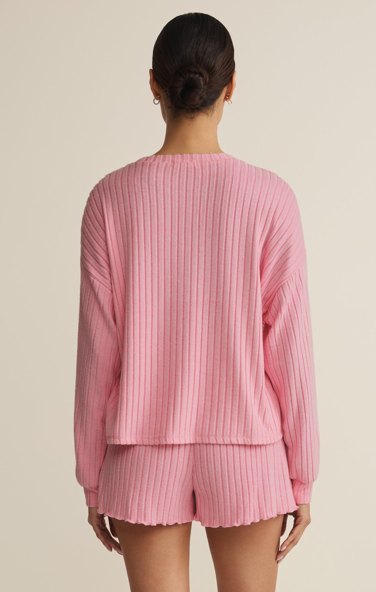 Daydream Silky Rib Long Sleeve Top