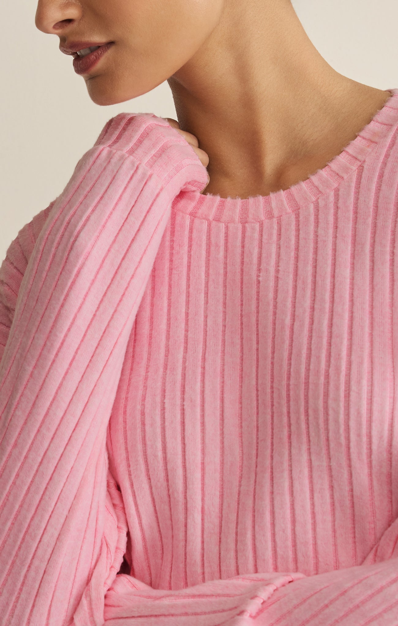 Daydream Silky Rib Long Sleeve Top