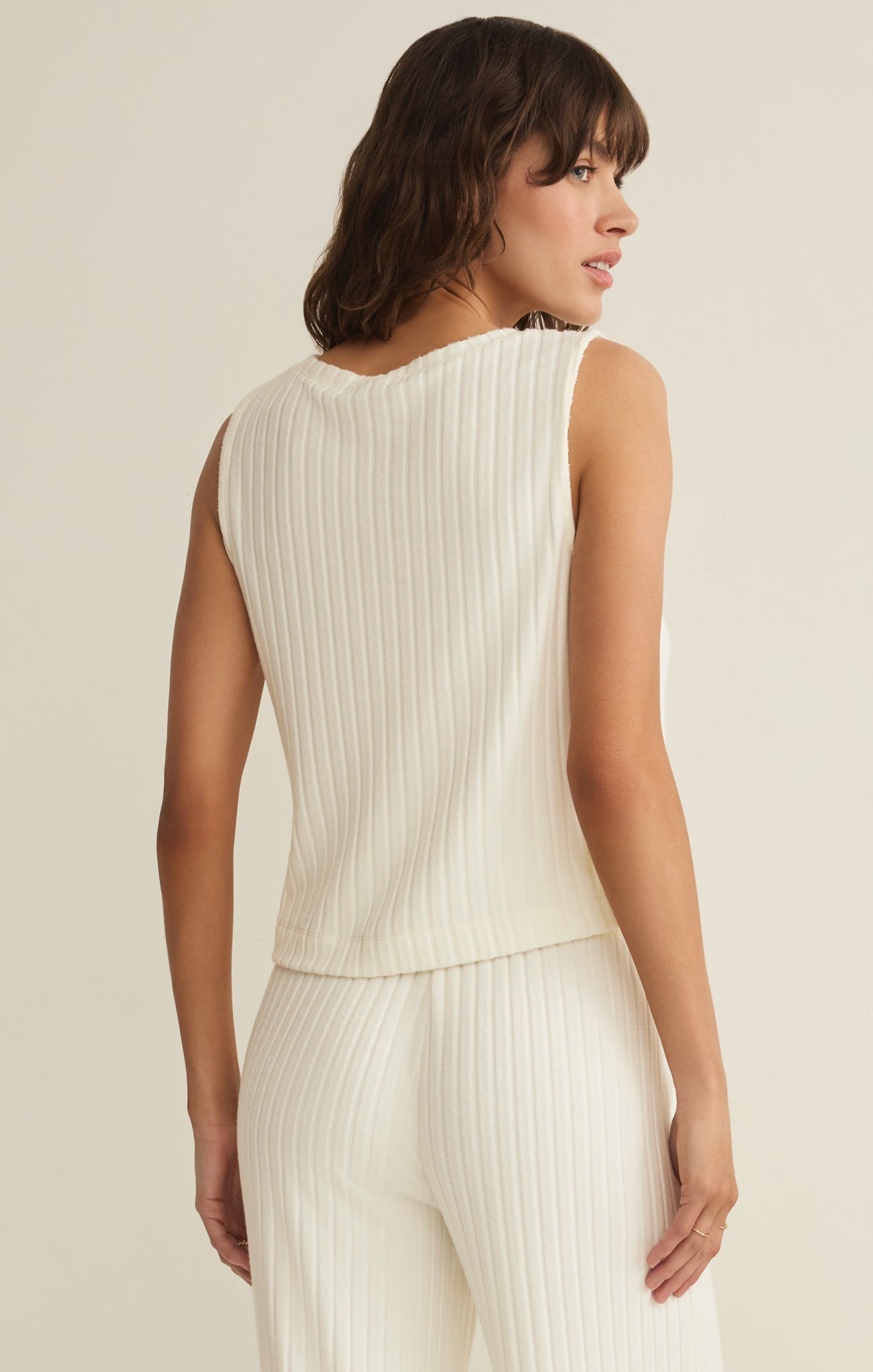 Sloane V-Neck Rib Tank