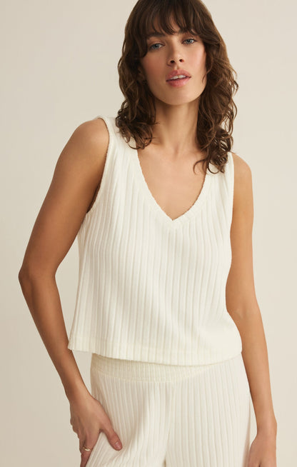 Sloane V-Neck Rib Tank