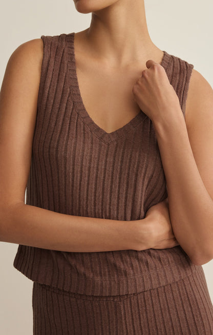 Sloane V-Neck Rib Tank