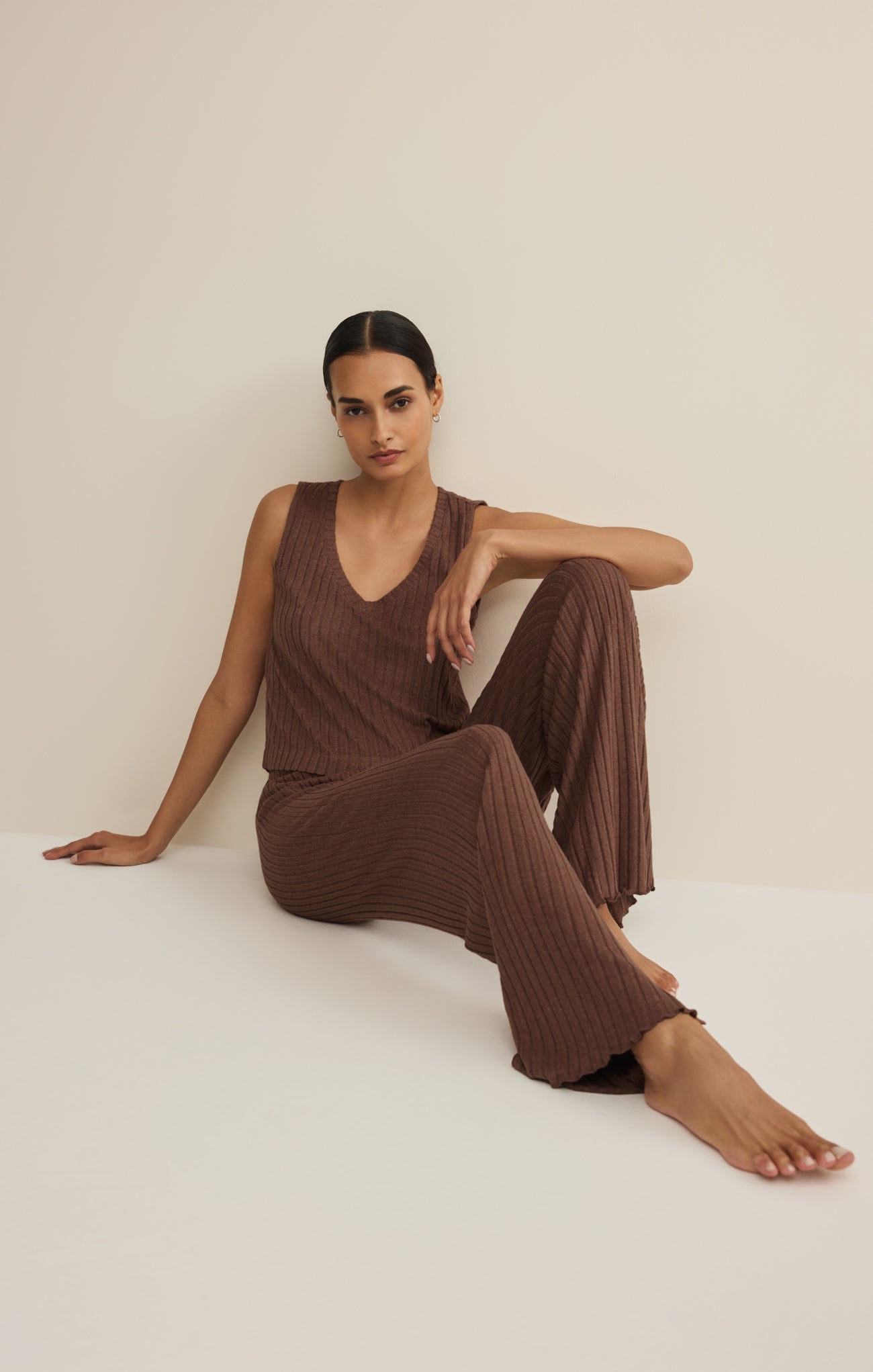 Sloane V-Neck Rib Tank