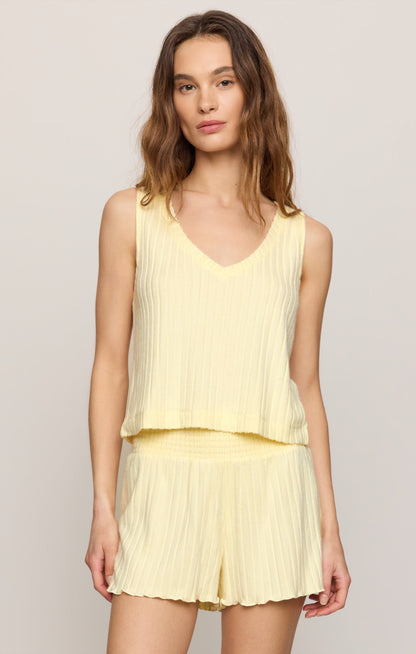 Sloane V-Neck Rib Tank