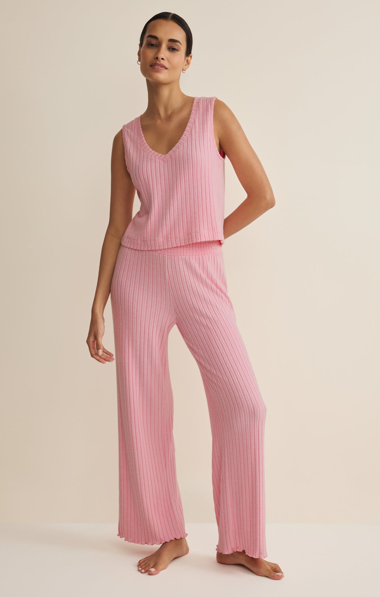 Sloane V-Neck Rib Tank