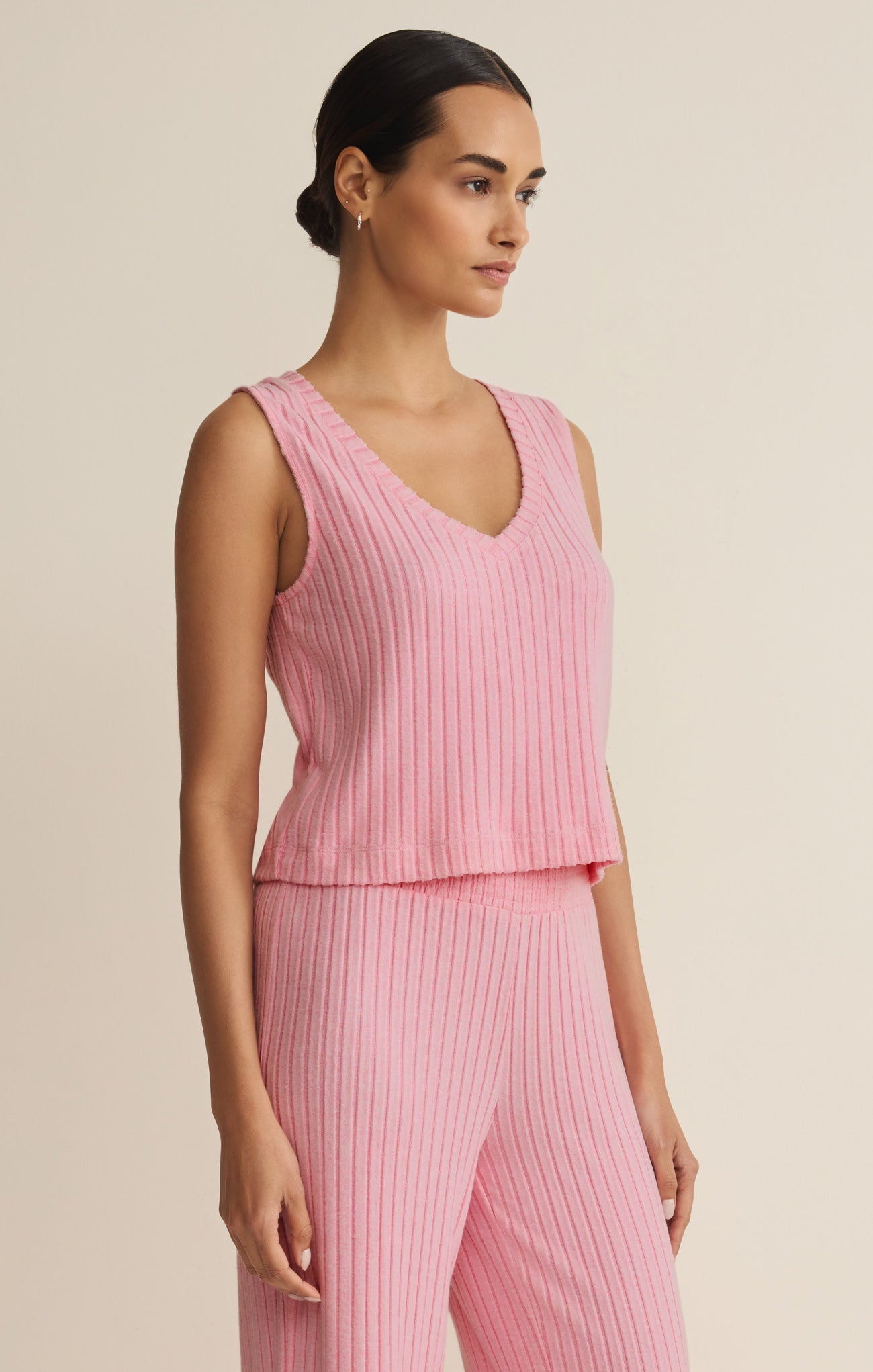 Sloane V-Neck Rib Tank