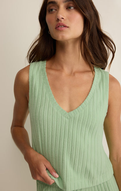 Sloane V-Neck Rib Tank