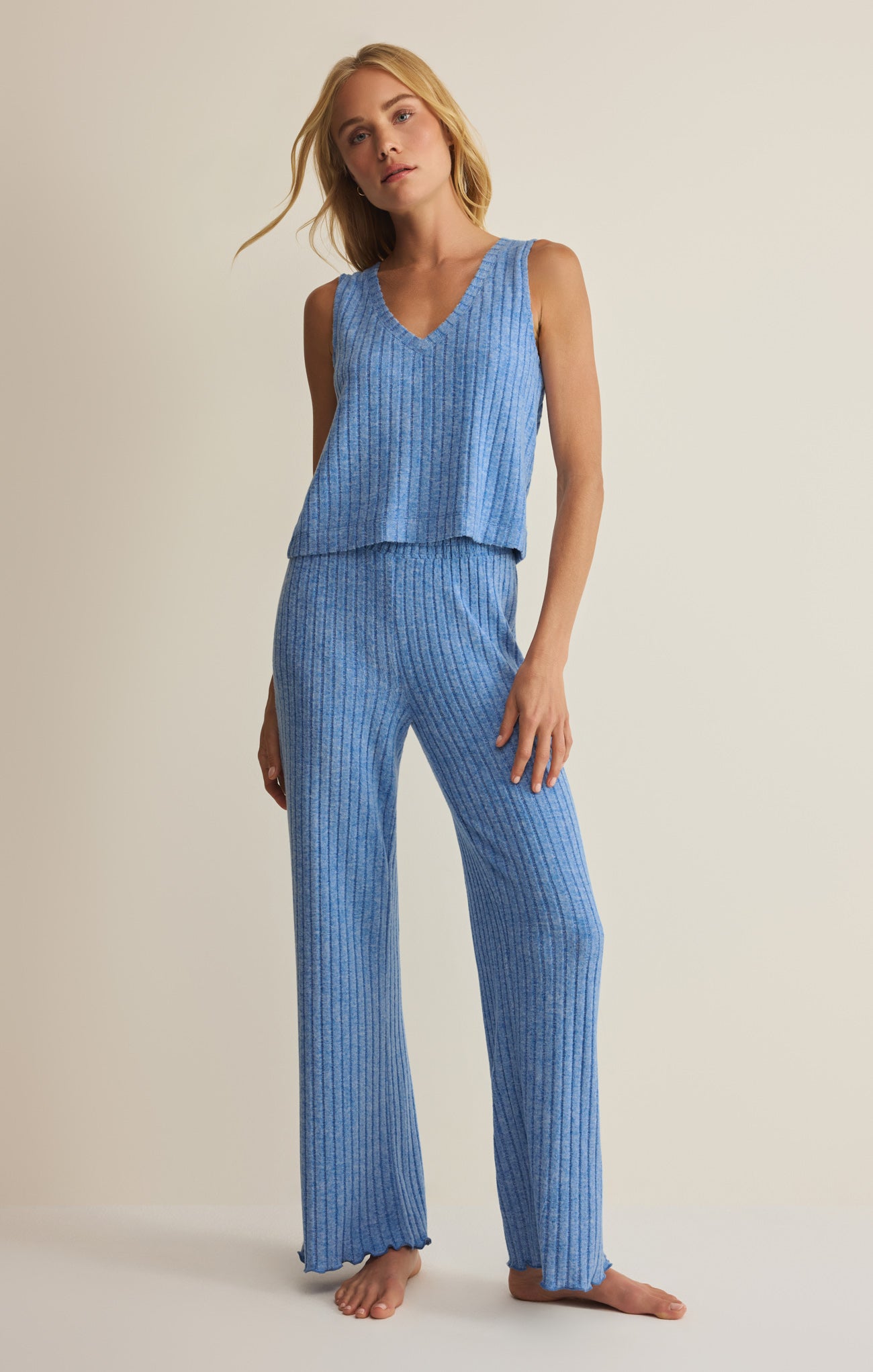 Sloane V-Neck Rib Tank