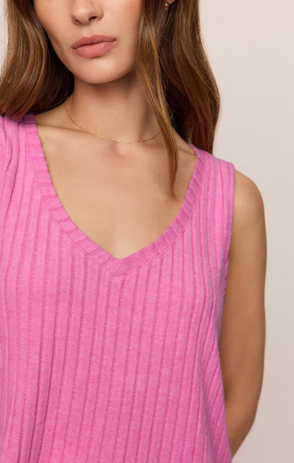 Sloane V-Neck Rib Tank