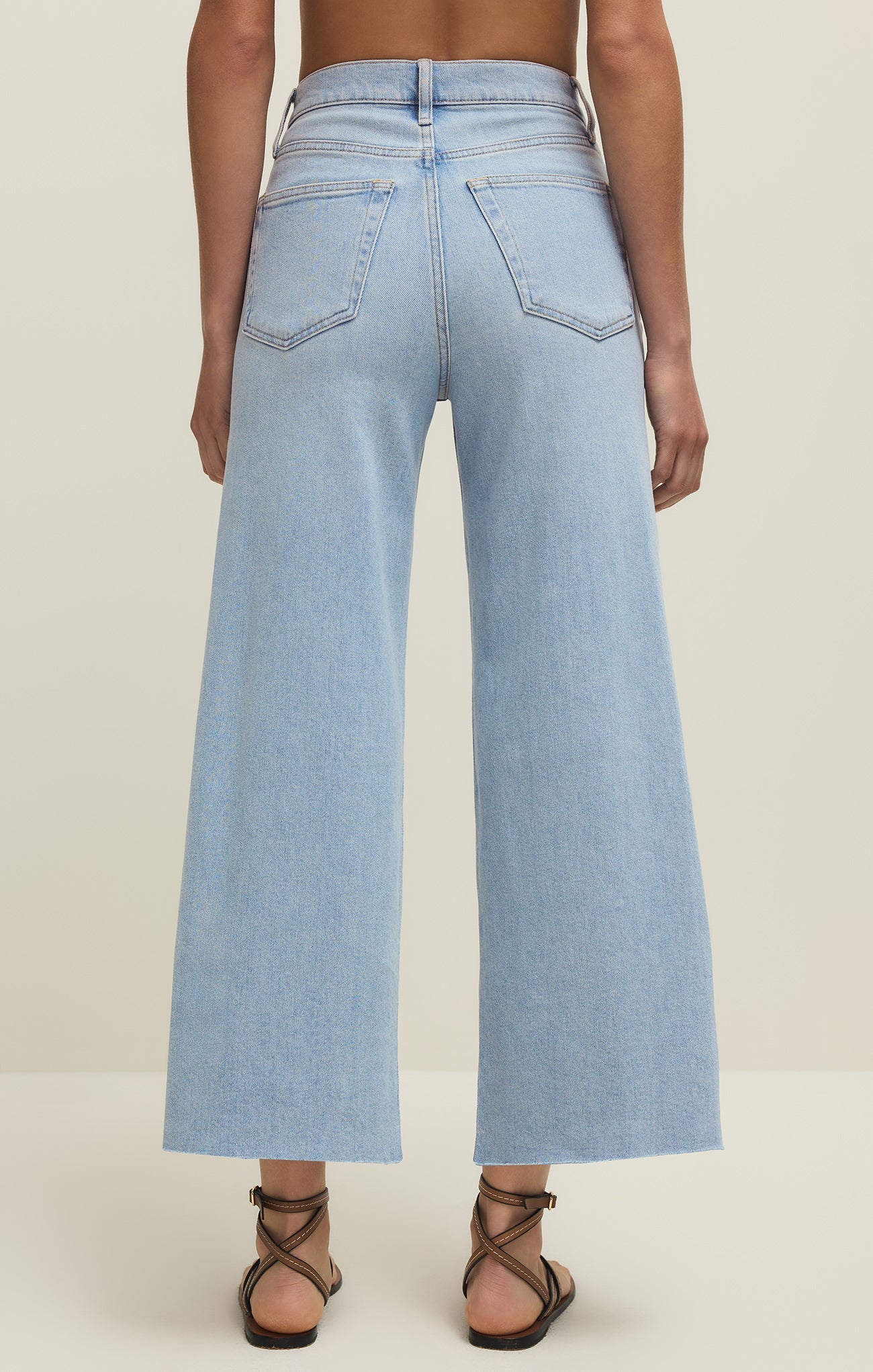 Nova High Rise Denim Crop Pant