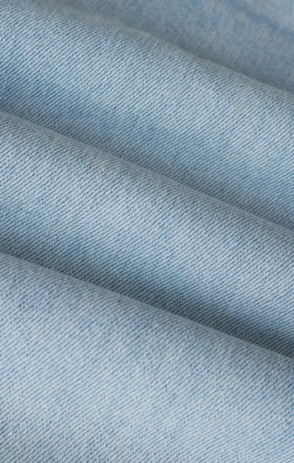 Nova High Rise Denim Crop Pant