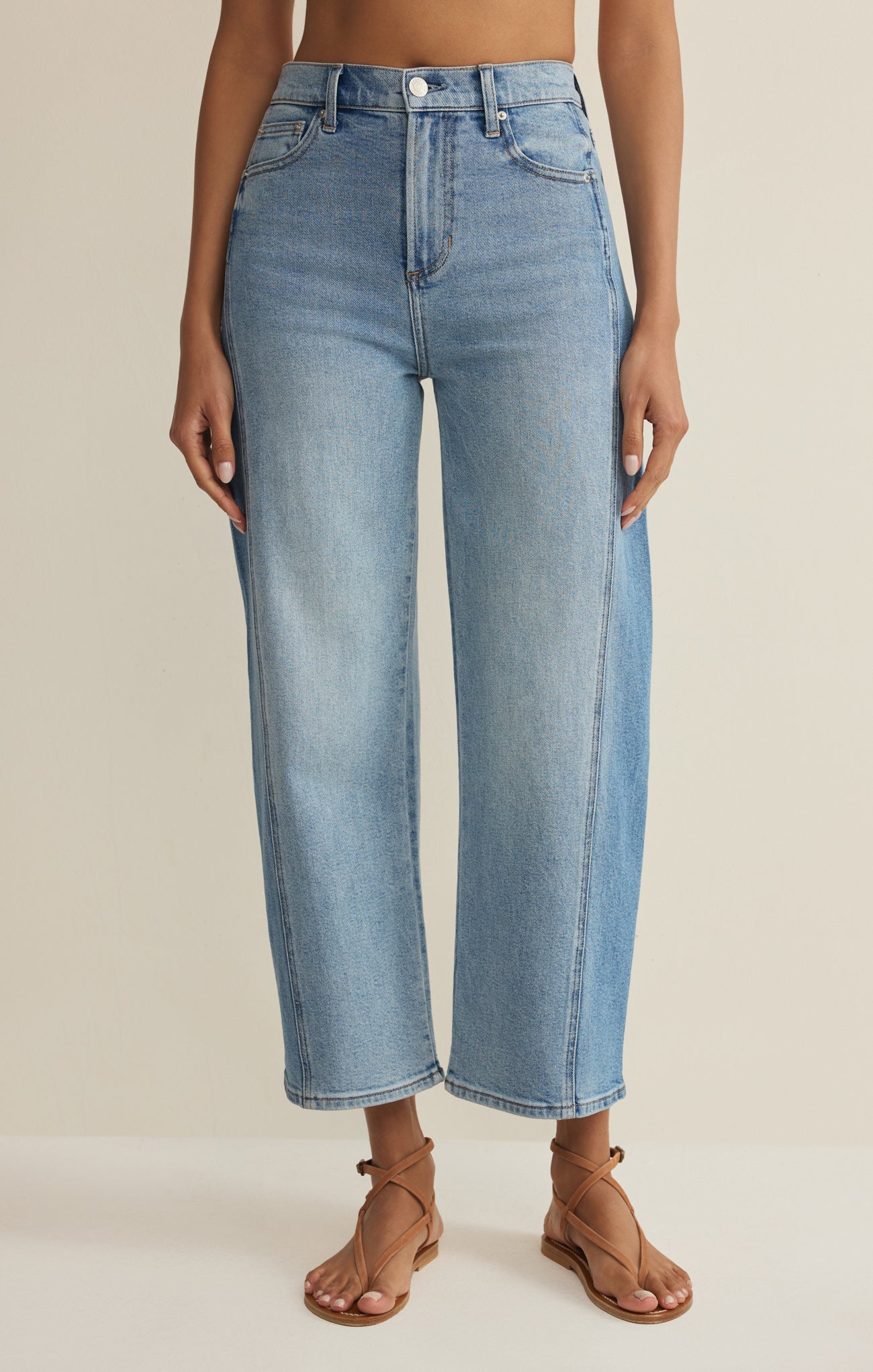 Luna Stretch Denim Crop Pant