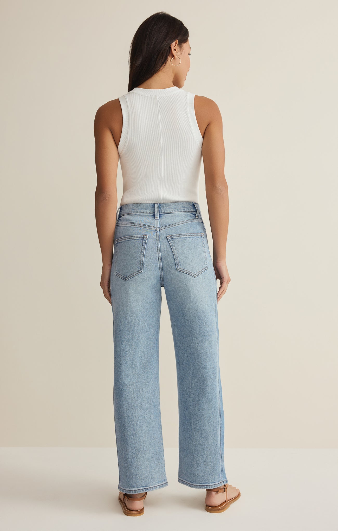Luna Stretch Denim Crop Pant