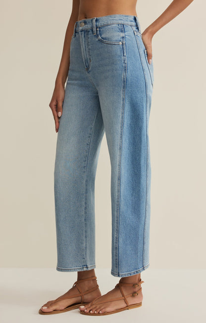 Luna Stretch Denim Crop Pant