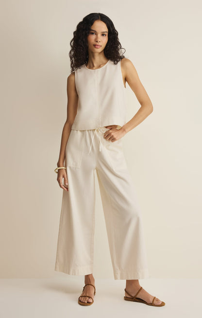 Daycation Twill Wide Leg Utility Pant