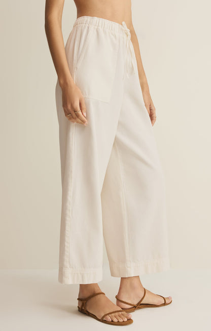 Daycation Twill Wide Leg Utility Pant