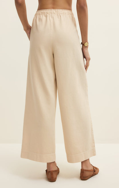 Daycation Twill Wide Leg Utility Pant