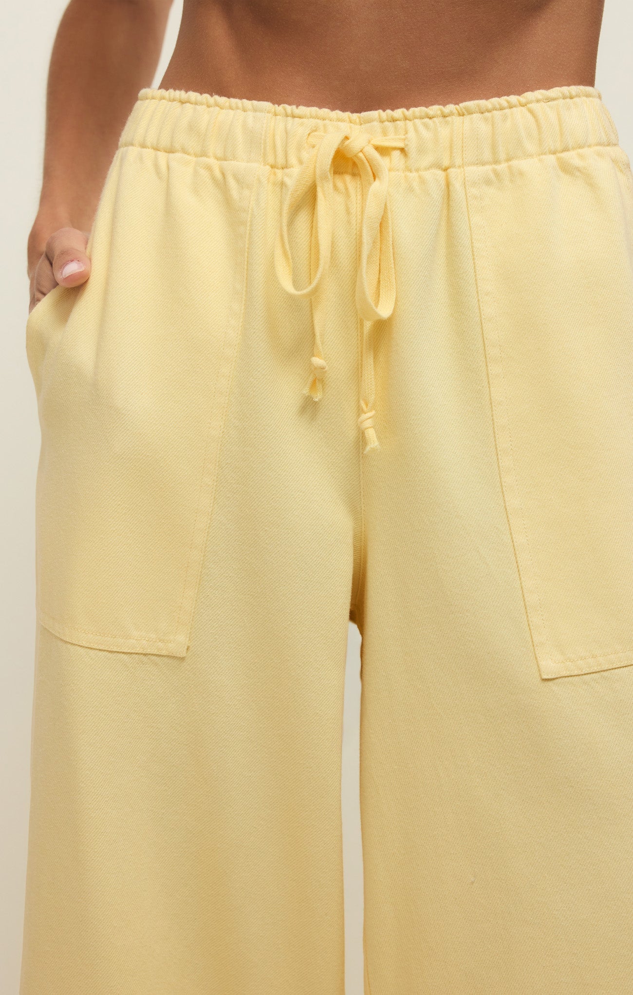 Daycation Twill Wide Leg Utility Pant