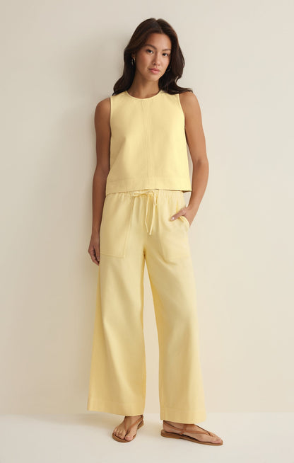 Daycation Twill Wide Leg Utility Pant