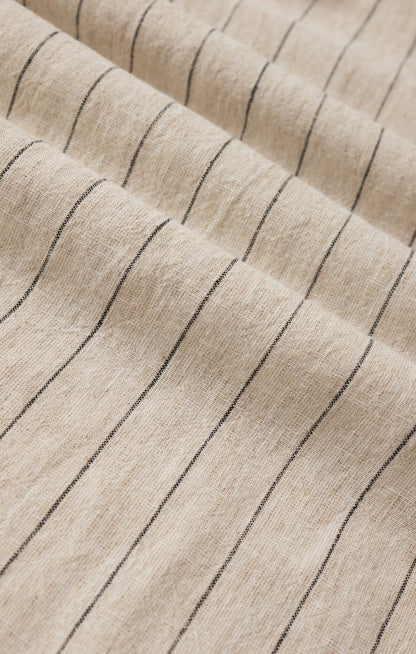 Henri Striped Linen Wide Leg Pant