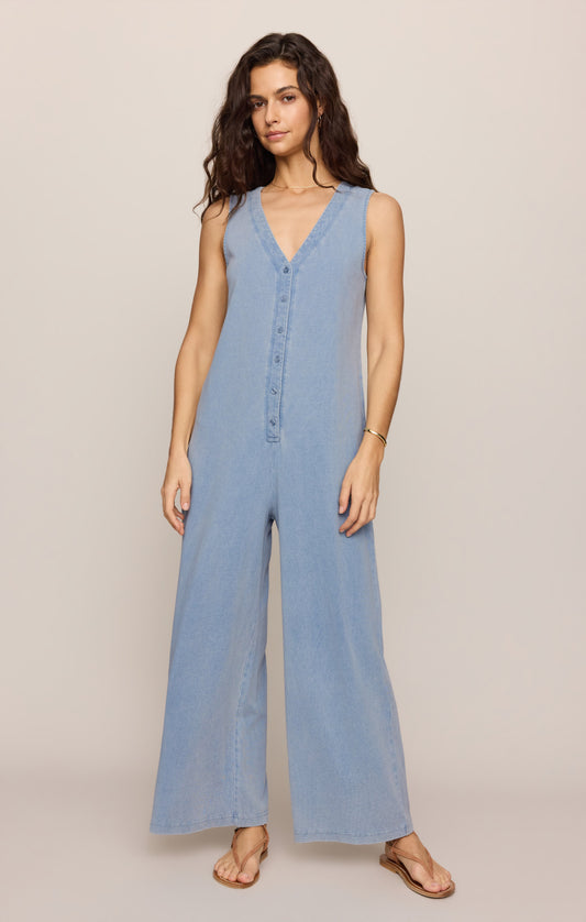 Solace Jersey Denim Jumpsuit