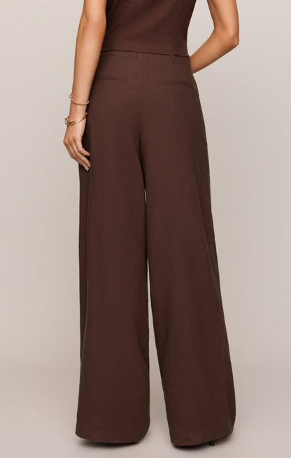 Magnolia Wide Leg Linen Trouser Pant