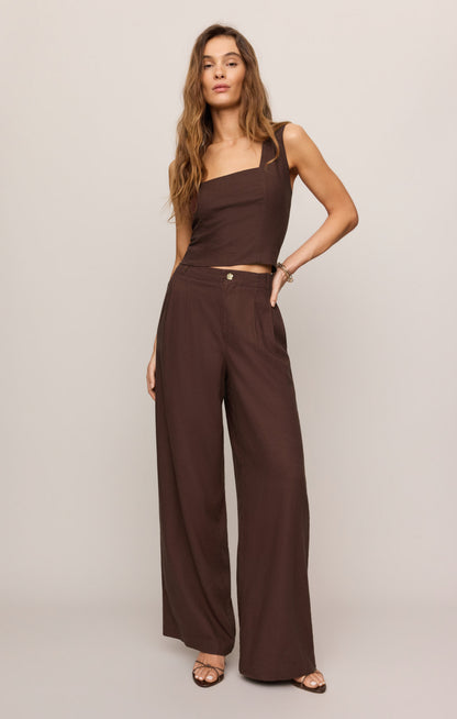Magnolia Wide Leg Linen Trouser Pant
