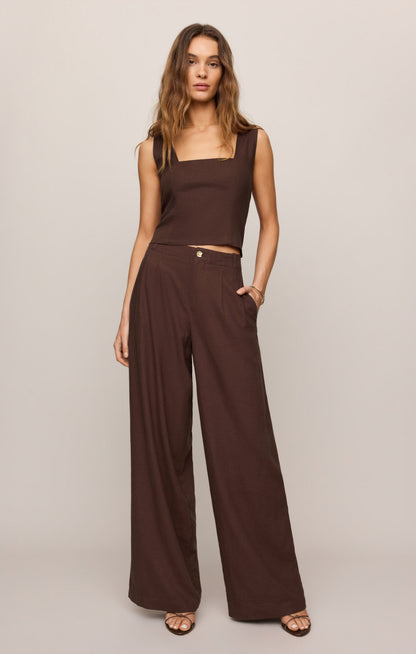 Magnolia Wide Leg Linen Trouser Pant