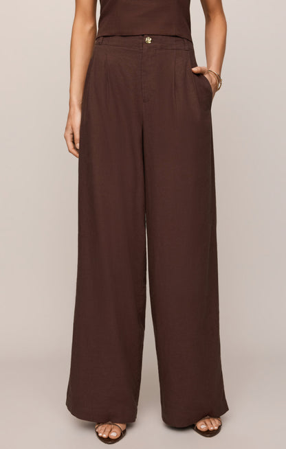 Magnolia Wide Leg Linen Trouser Pant