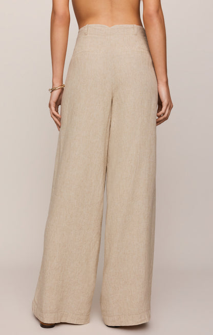 Magnolia Wide Leg Linen Trouser Pant