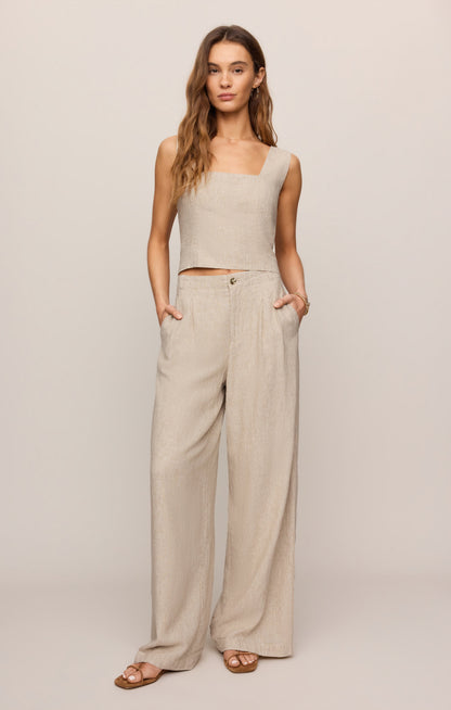 Magnolia Wide Leg Linen Trouser Pant