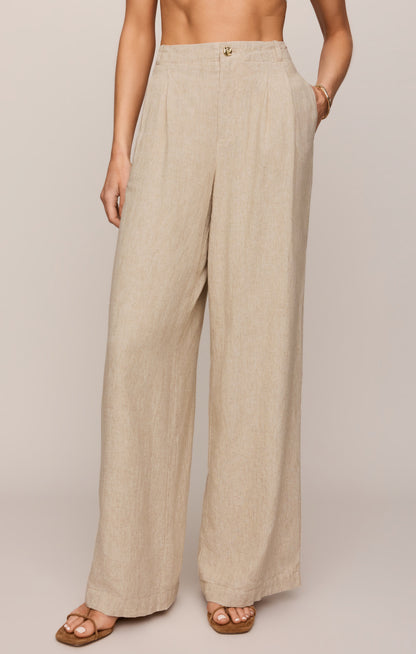 Magnolia Wide Leg Linen Trouser Pant
