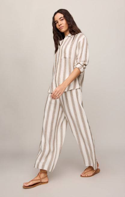 The Perfect Linen Striped Pant